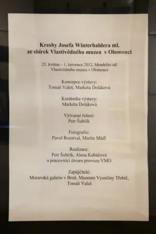 Kresby Josefa Winterhaldera ml. ze sbírek Vlastivědného muzea v Olomouci (11)
